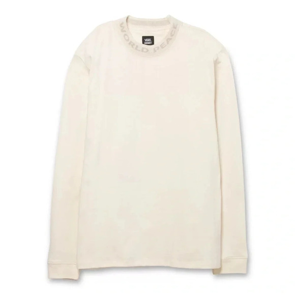 VANS x JUSTIN HENRY WORLD PEACE KNIT CREWNECK - ANTIQUE WHITE - Picture 3 of 3